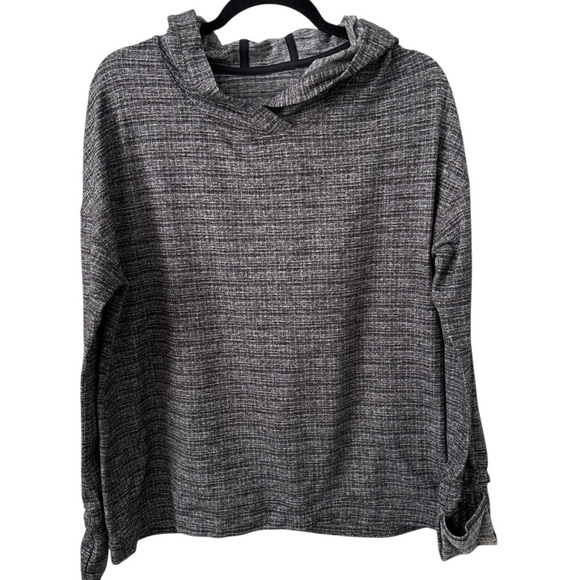 Lululemon Hooded Long Sleeve Shirt Heather Grey - Picture 2 of 12